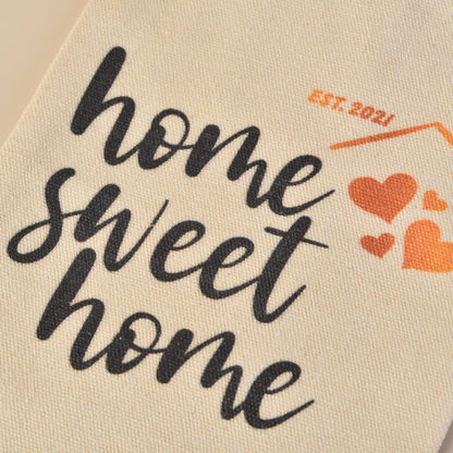 New Home Owner Housewarming Gift for First Home Closing Gift - Home Sweet Home 2021 Wine Bag and Keychain