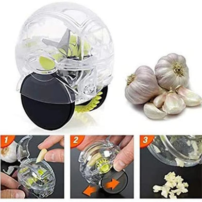 Quick Garlic Grinder Mini Garlic Garlic Cart Kitchen Gadgets and Accessories Kitchen Gadgets Roller Garlic Chopper Manual